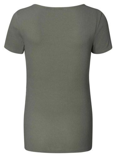 Noppies Sanson Nursing Top Olive rib s/s - Image 6