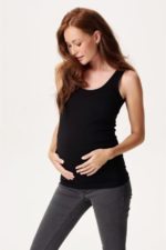 Noppies tanktop rib sama - black
