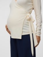 Mamalicious Leonora Tess LS Wrap Top - Image 4