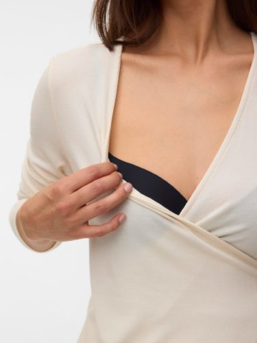 Mamalicious Leonora Tess LS Wrap Top - Image 5