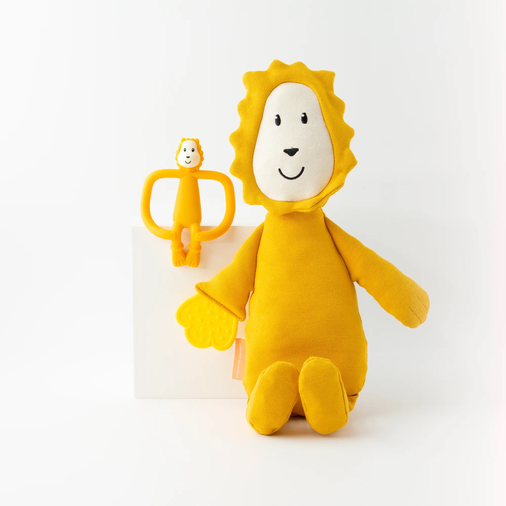 Image 296 Matchstick Monkey Sensory Teething Teddy Set - Lion - Image 1