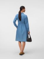 Mamalicious Valetta Lia L/s Denim Dress - Image 4