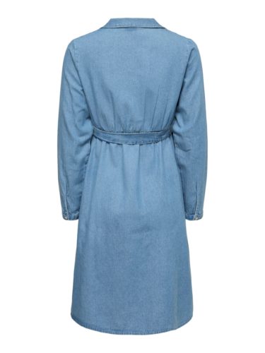 Mamalicious Valetta Lia L/s Denim Dress - Image 7