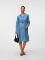 Mamalicious Valetta Lia L/s Denim Dress - Image 3