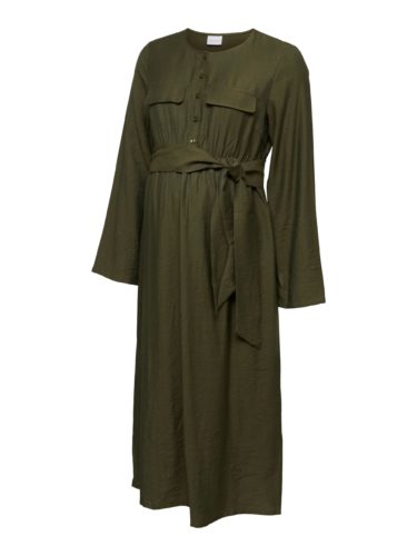 Mamalicious Regitza Lia L/s midi Dress 2f - Image 6