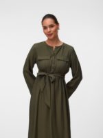 Mamalicious Regitza Lia L/s midi Dress 2f - Image 2