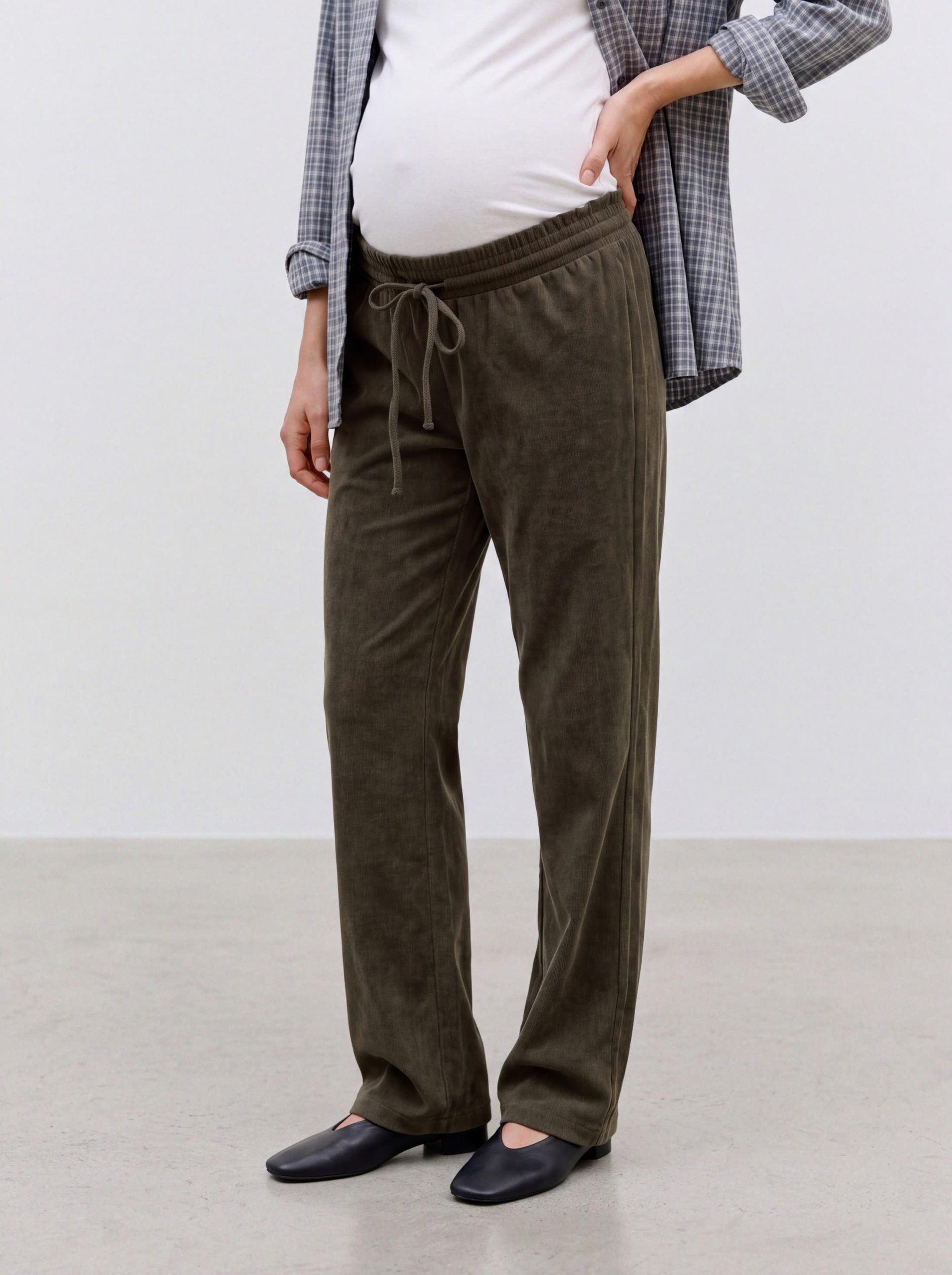Image 413 Mamalicious Jacia straight Cord Pants - Image 1