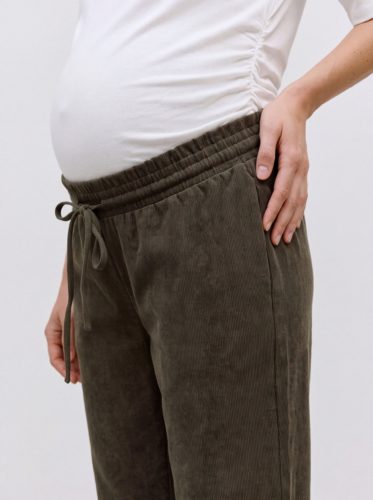 Mamalicious Jacia straight Cord Pants - Image 4