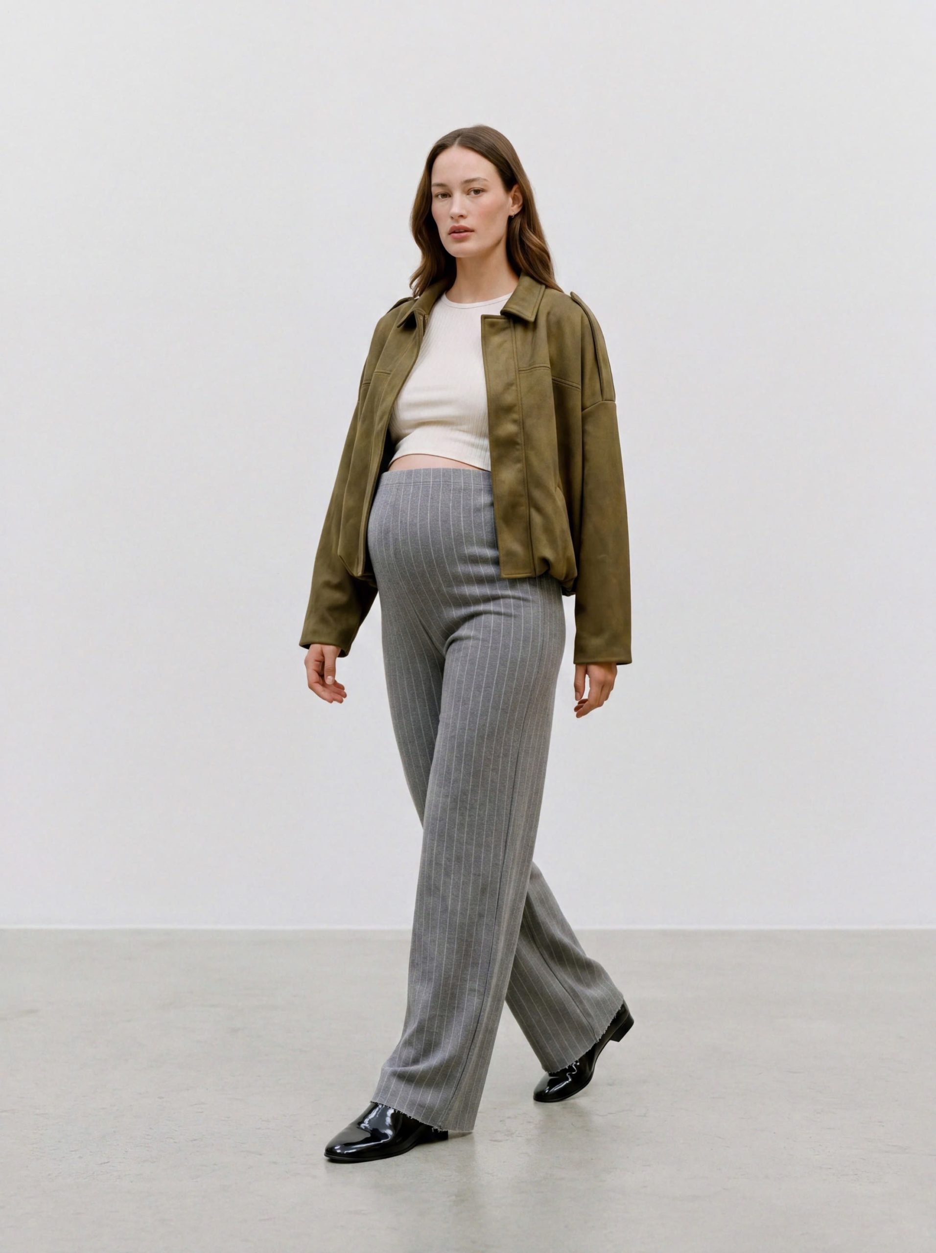 Image 423 Mamalicious Liva Wide Hw Pants - Image 1