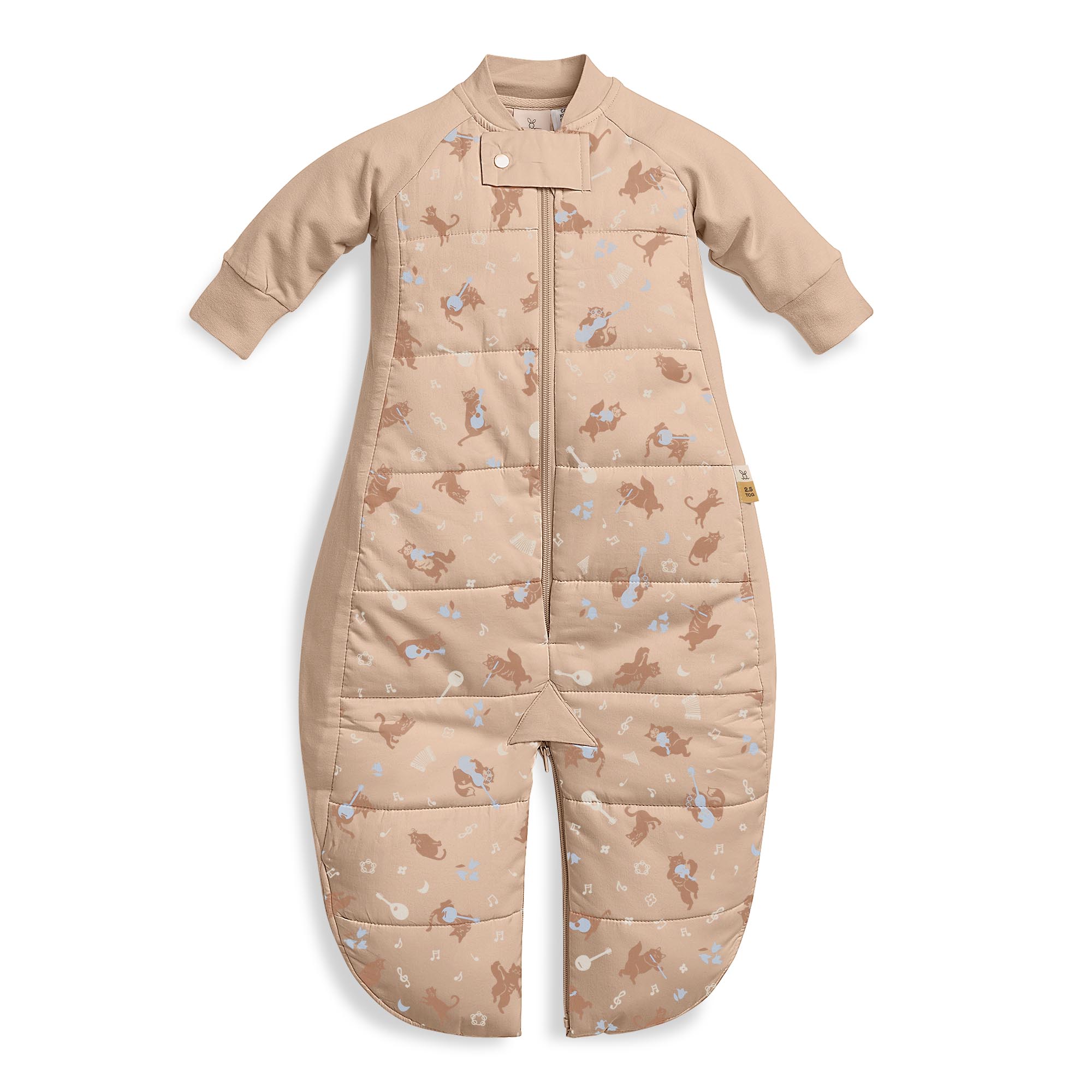 NurseryRhymes_SleepSuitBag_2.5TOG_Melody_Suit_2000x2000 ErgoPouch Sleep Suit Bag Svefnpokagalli 2.5 TOG Melody - Image 1