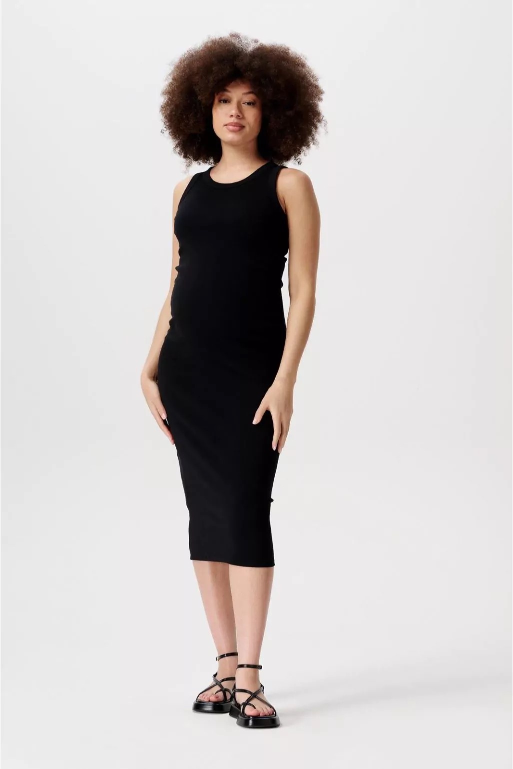 Image 474 Noppies Inaya Rib Dress Black - Image 1