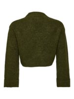 Mamalicious Knit Crop Peysa Moss Green - Image 6