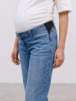 Mamalicious Cuba Elastic Straight Jeans - Image 3