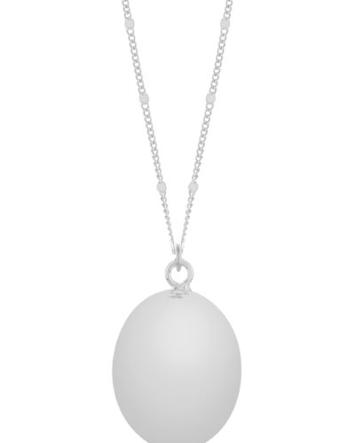 Proud MaMa Nina Bola Pregnancy Necklace - Silver