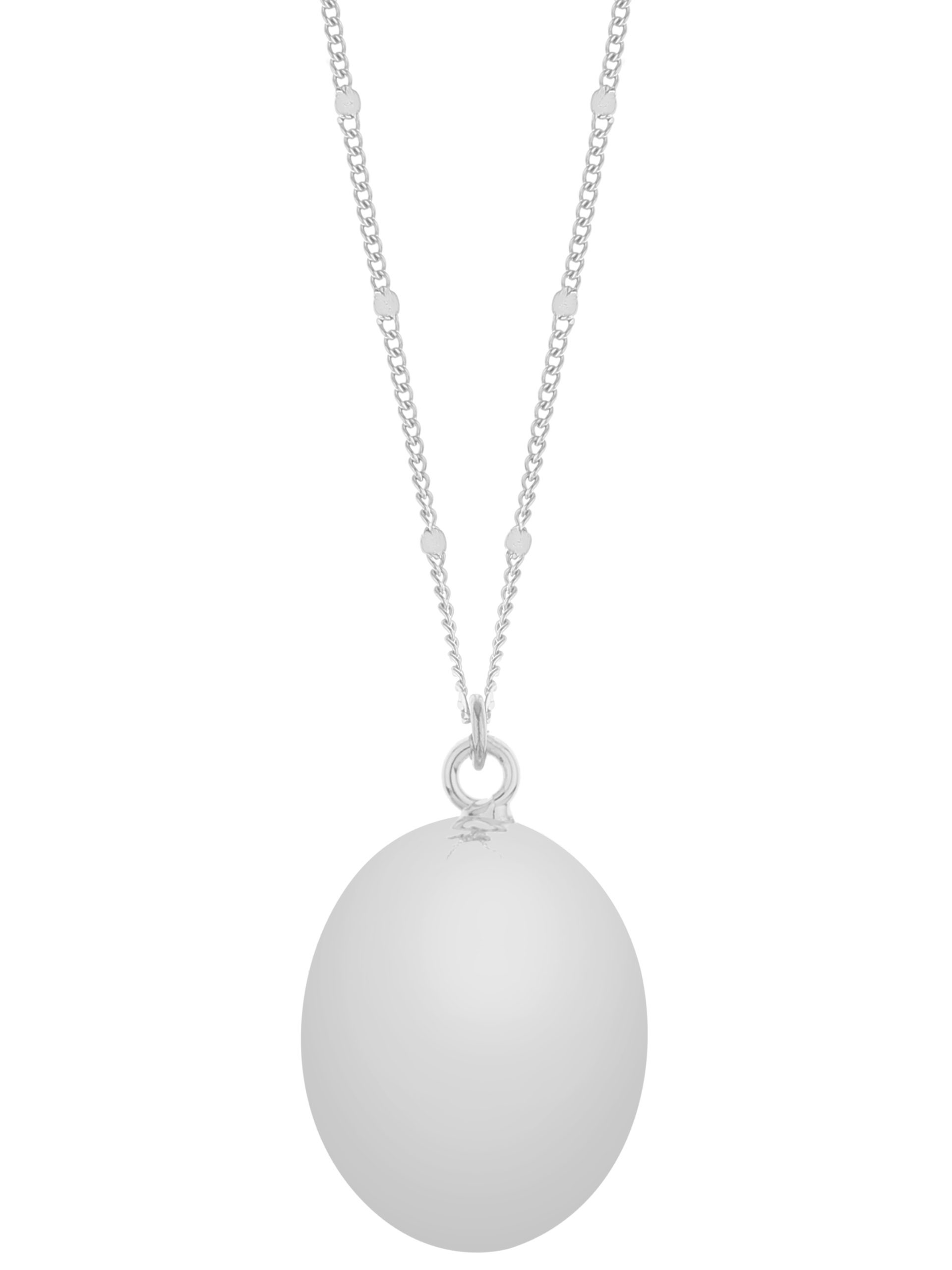 Proud-MaMa-ID-725 Proud MaMa Nina Bola Pregnancy Necklace - Silver - Image 1