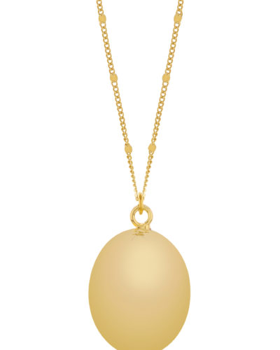 Proud MaMa Nina Bola Pregnancy Necklace - Gold